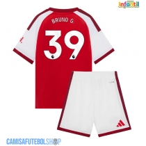 Camisa de time de futebol Arsenal Bruno Guimaraes #39 Replicas 1º Equipamento Infantil 2026-27 Manga Curta (+ Calças curtas)